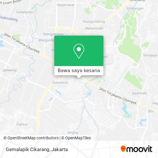 Peta Gemalapik Cikarang