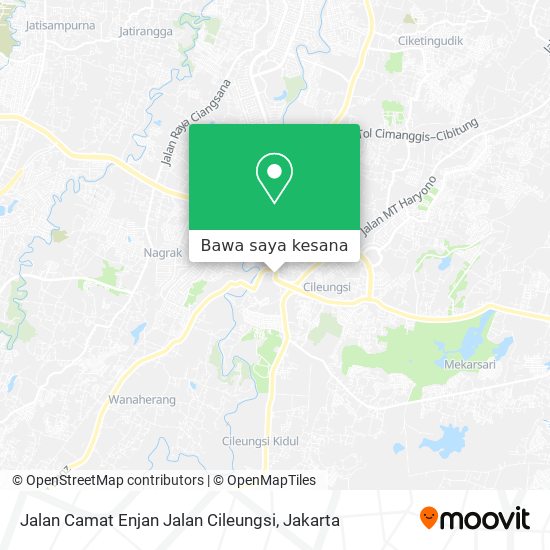 Peta Jalan Camat Enjan Jalan Cileungsi