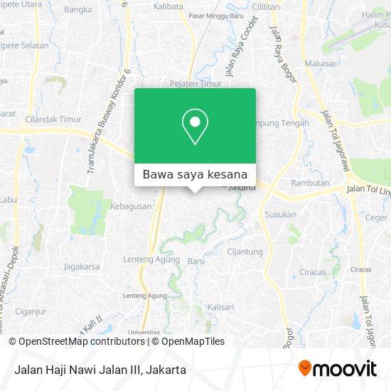 Peta Jalan Haji Nawi Jalan III