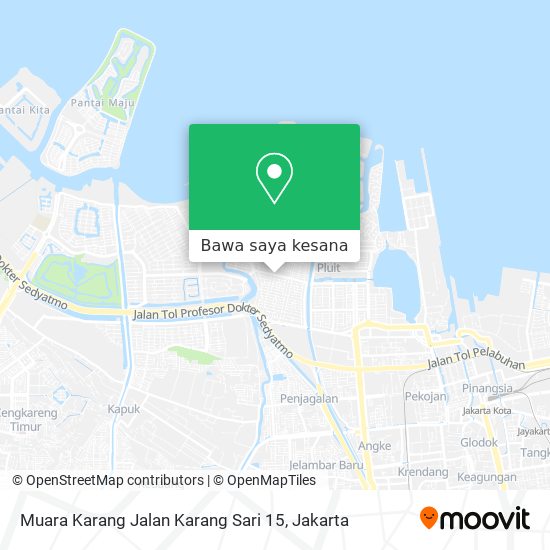 Peta Muara Karang Jalan Karang Sari 15