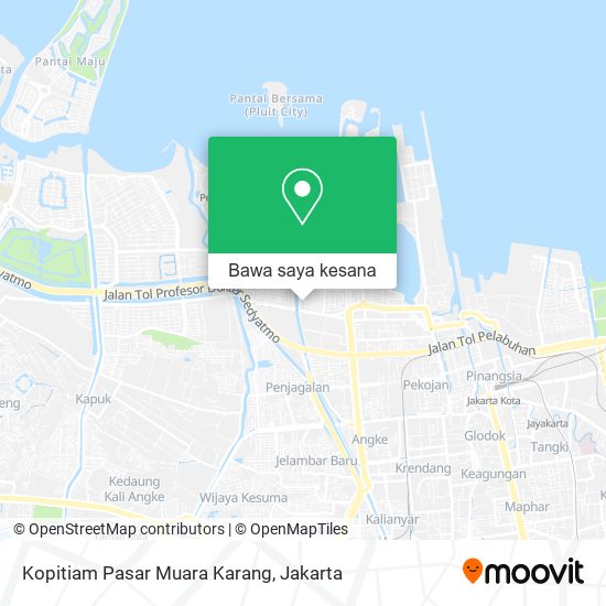 Peta Kopitiam Pasar Muara Karang