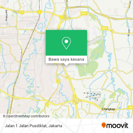 Peta Jalan 1 Jalan Pusdiklat