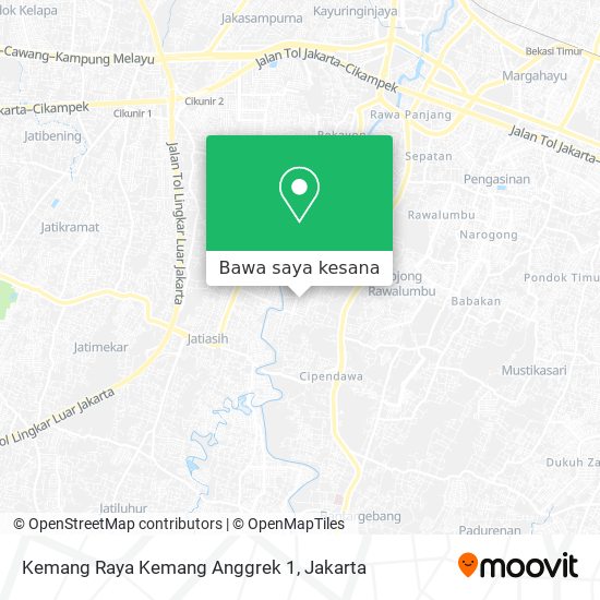 Peta Kemang Raya Kemang Anggrek 1