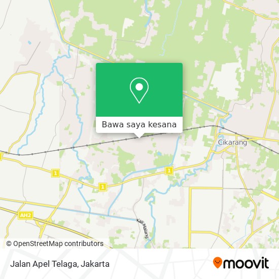 Peta Jalan Apel Telaga