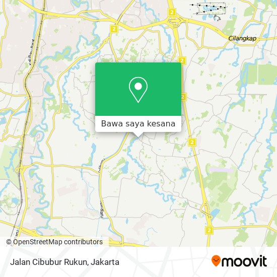 Peta Jalan Cibubur Rukun