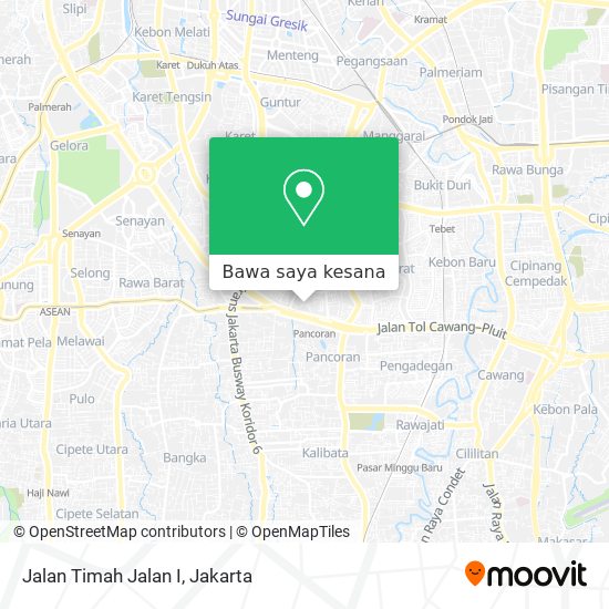 Peta Jalan Timah Jalan I