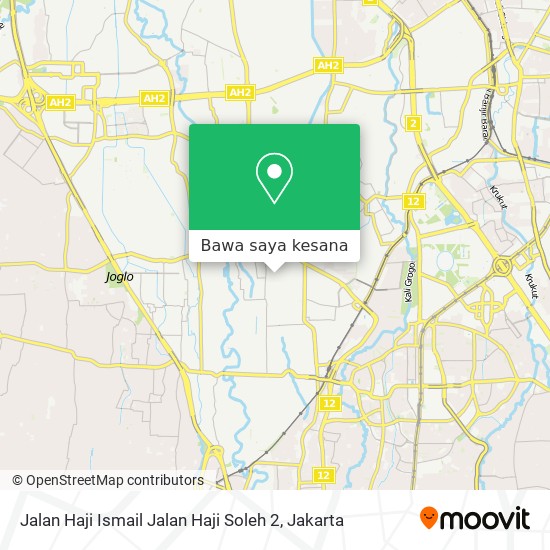 Peta Jalan Haji Ismail Jalan Haji Soleh 2