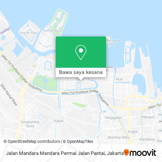 Peta Jalan Mandara Mandara Permai Jalan Pantai