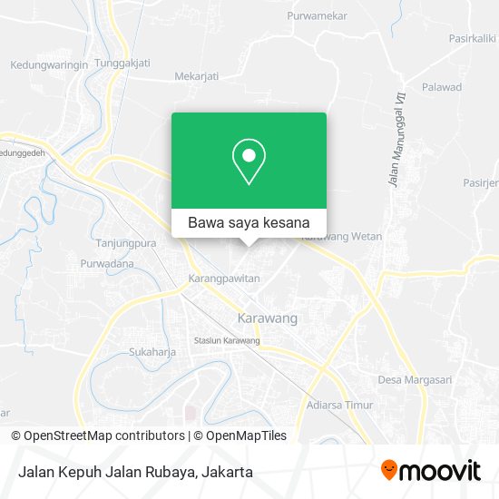 Peta Jalan Kepuh Jalan Rubaya