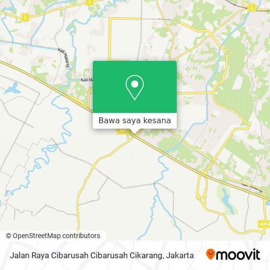 Peta Jalan Raya Cibarusah Cibarusah Cikarang