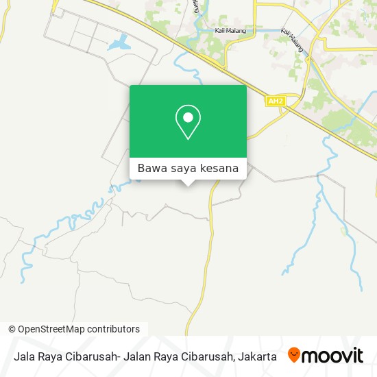 Peta Jala Raya Cibarusah- Jalan Raya Cibarusah