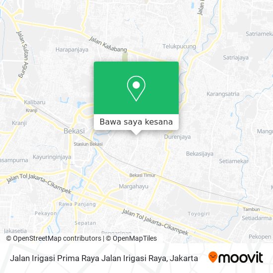 Peta Jalan Irigasi Prima Raya Jalan Irigasi Raya
