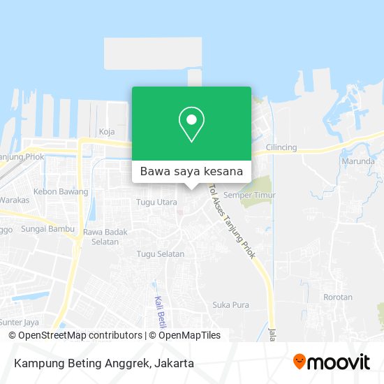 Peta Kampung Beting Anggrek