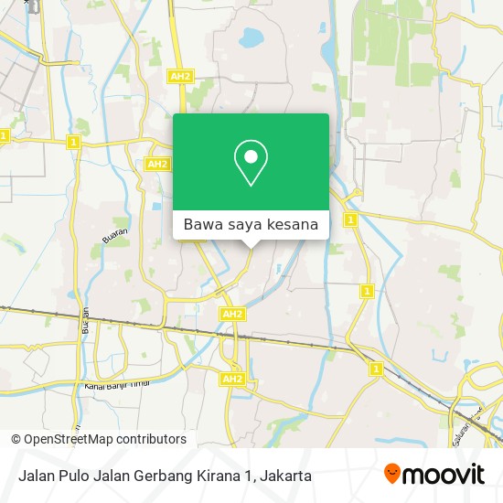 Peta Jalan Pulo Jalan Gerbang Kirana 1