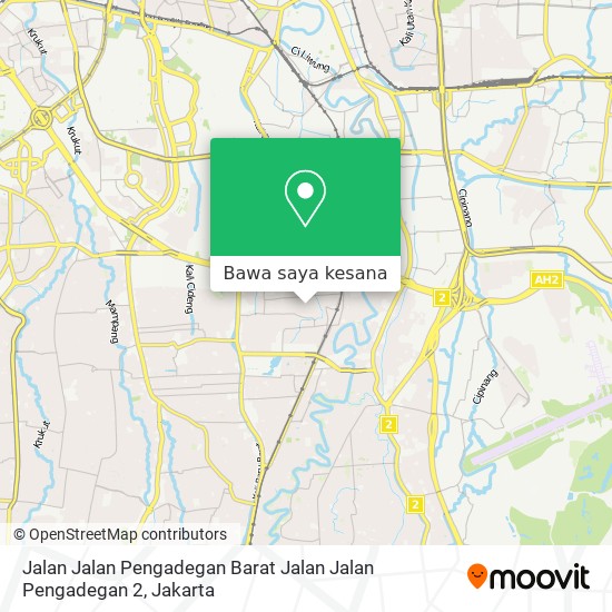 Peta Jalan Jalan Pengadegan Barat Jalan Jalan Pengadegan 2