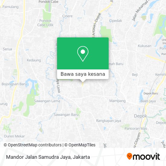 Peta Mandor Jalan Samudra Jaya