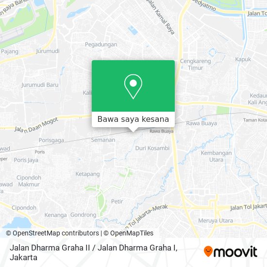 Peta Jalan Dharma Graha II / Jalan Dharma Graha I