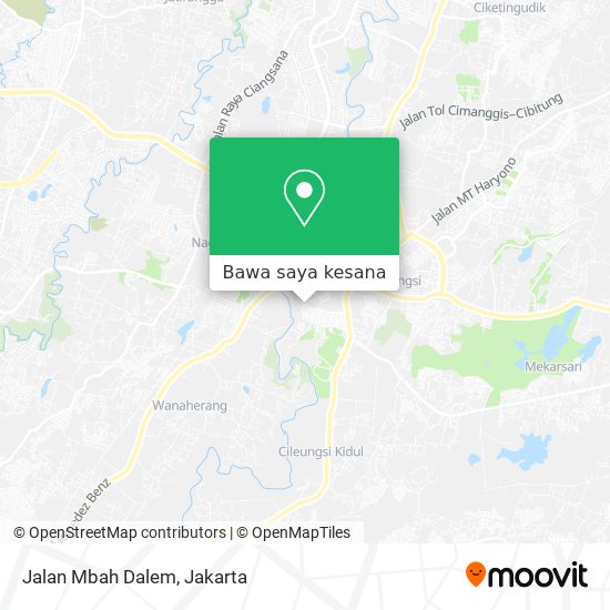 Peta Jalan Mbah Dalem