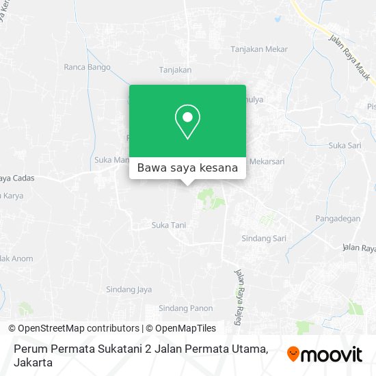 Peta Perum Permata Sukatani 2 Jalan Permata Utama