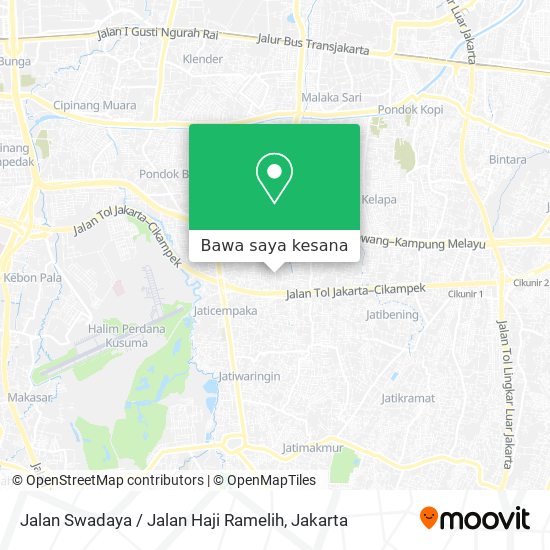 Peta Jalan Swadaya / Jalan Haji Ramelih