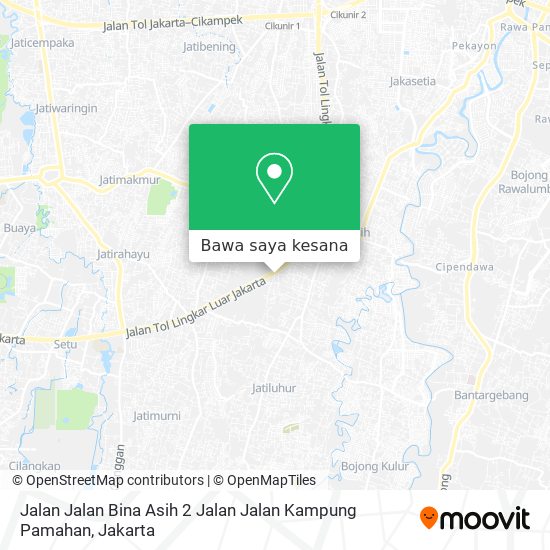 Peta Jalan Jalan Bina Asih 2 Jalan Jalan Kampung Pamahan
