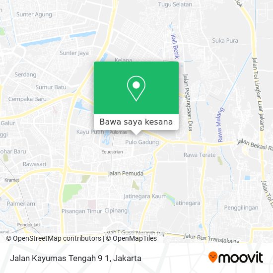 Peta Jalan Kayumas Tengah 9 1