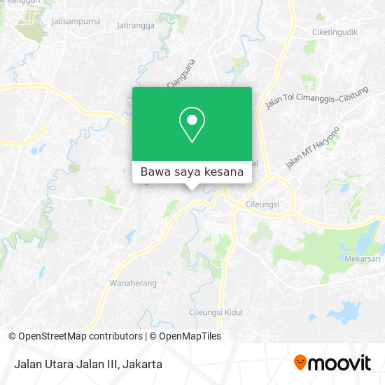 Peta Jalan Utara Jalan III