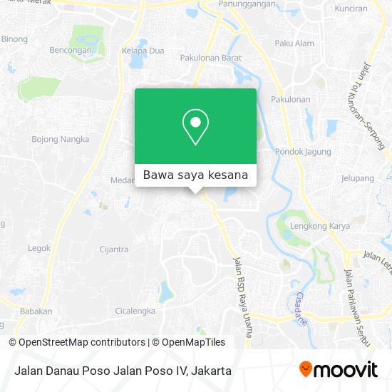 Peta Jalan Danau Poso Jalan Poso IV