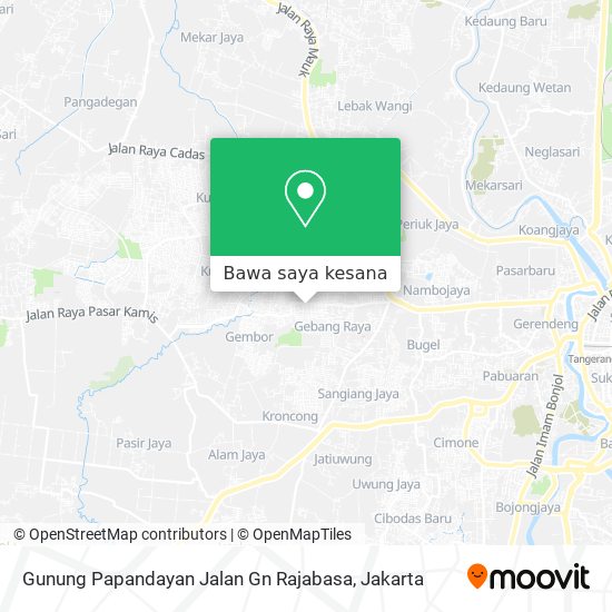 Peta Gunung Papandayan Jalan Gn Rajabasa