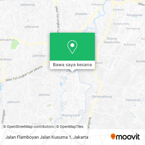 Peta Jalan Flamboyan Jalan Kusuma 1