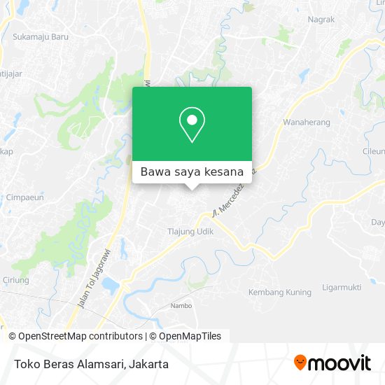 Peta Toko Beras Alamsari