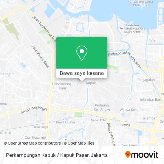 Peta Perkampungan Kapuk / Kapuk Pasar