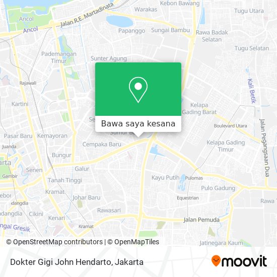 Peta Dokter Gigi John Hendarto