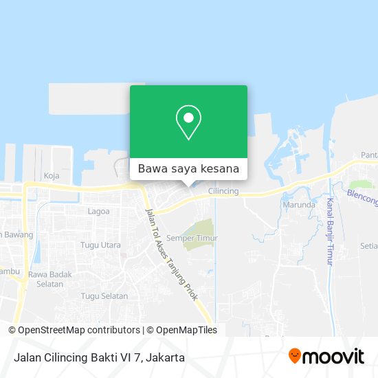 Peta Jalan Cilincing Bakti VI 7