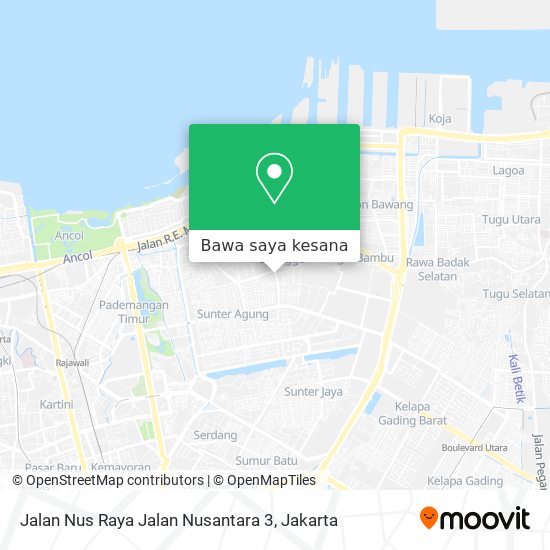 Peta Jalan Nus Raya Jalan Nusantara 3