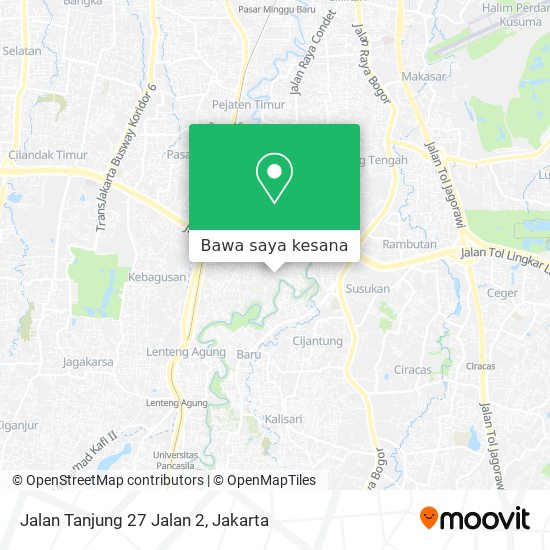 Peta Jalan Tanjung 27 Jalan 2