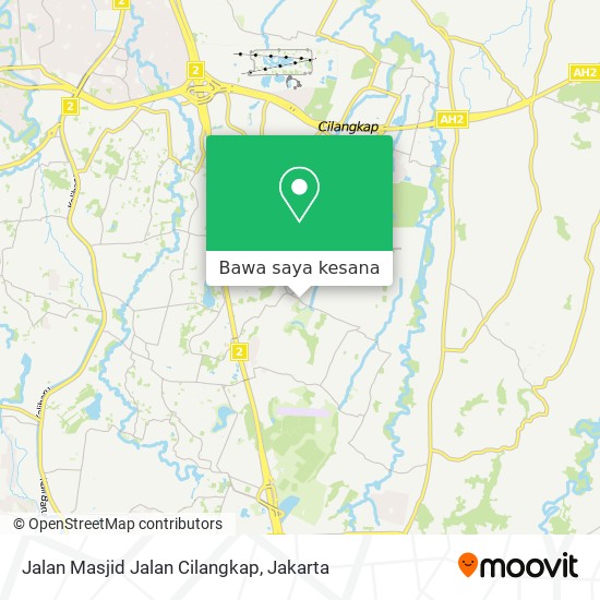 Peta Jalan Masjid Jalan Cilangkap