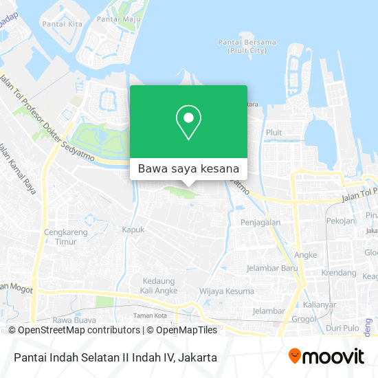 Peta Pantai Indah Selatan II Indah IV