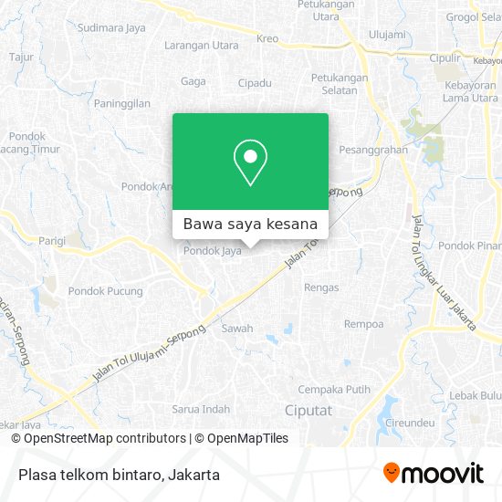 Peta Plasa telkom bintaro