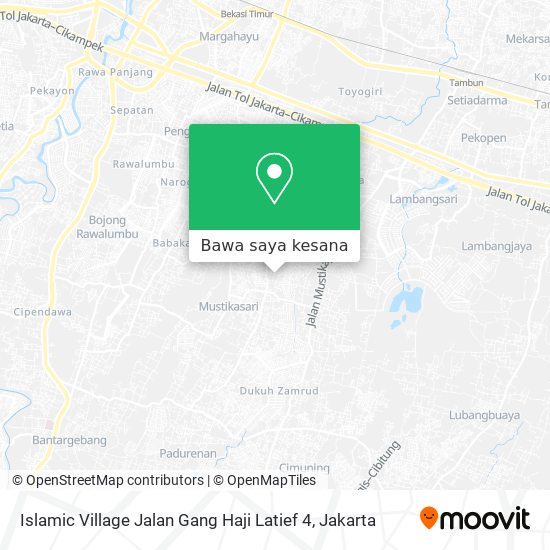 Peta Islamic Village Jalan Gang Haji Latief 4