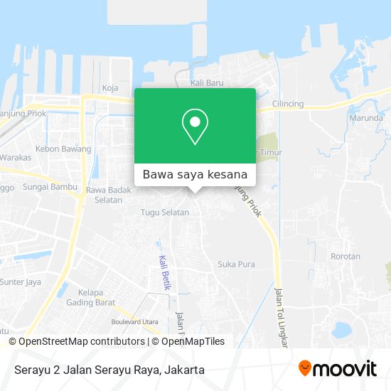 Peta Serayu 2 Jalan Serayu Raya