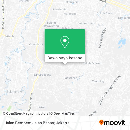 Peta Jalan Bembem Jalan Bantar
