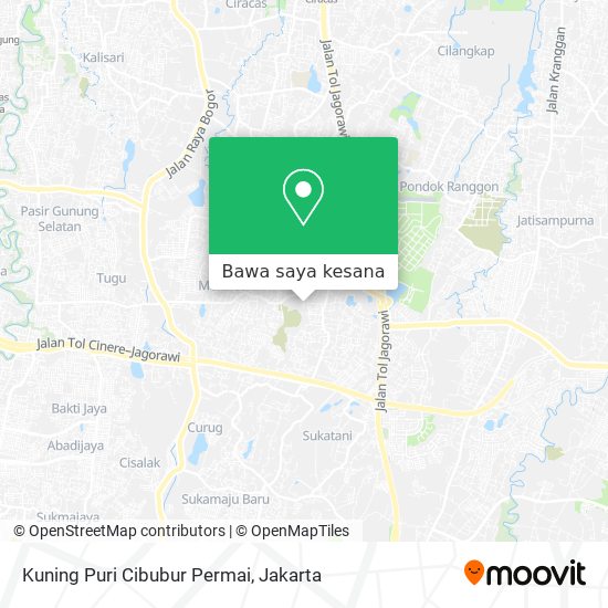 Peta Kuning Puri Cibubur Permai