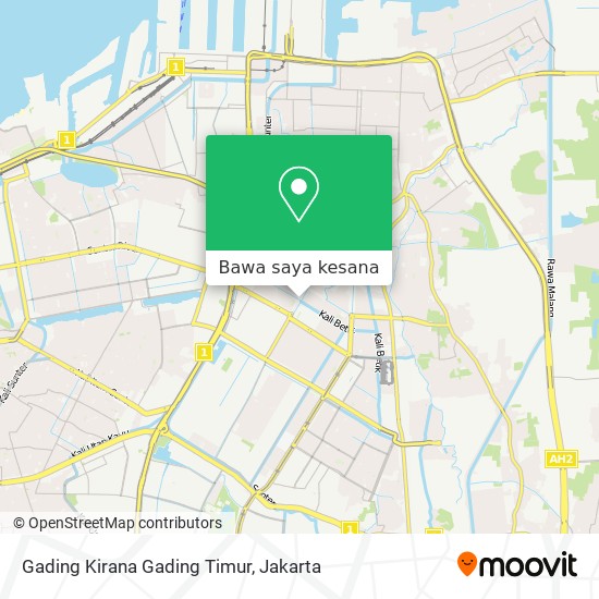 Peta Gading Kirana Gading Timur