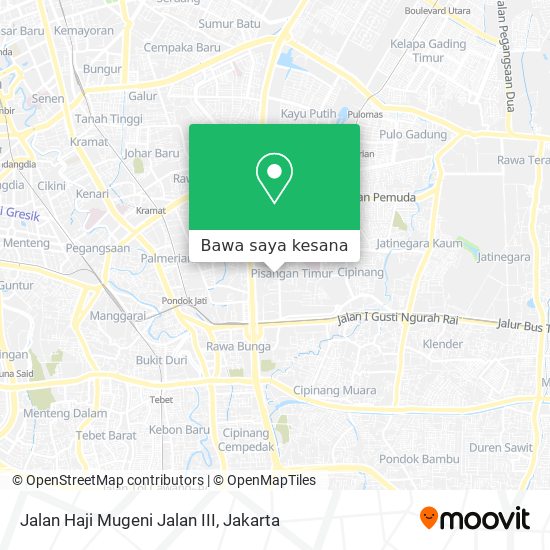 Peta Jalan Haji Mugeni Jalan III
