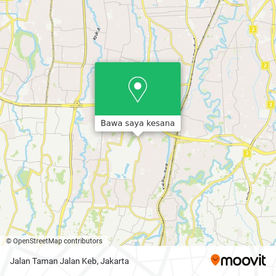 Peta Jalan Taman Jalan Keb