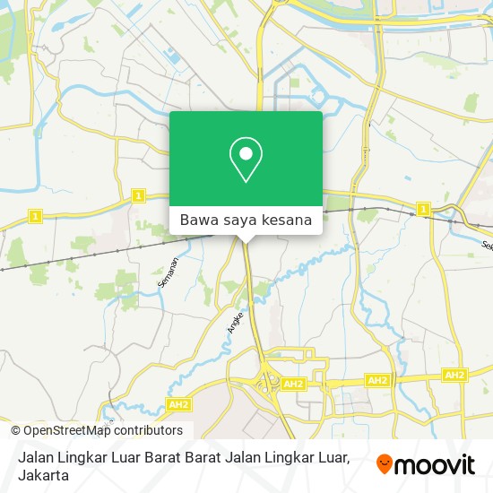 Peta Jalan Lingkar Luar Barat Barat Jalan Lingkar Luar