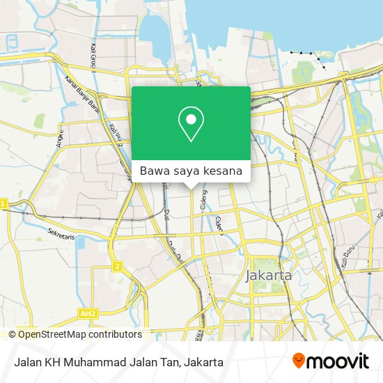 Peta Jalan KH Muhammad Jalan Tan