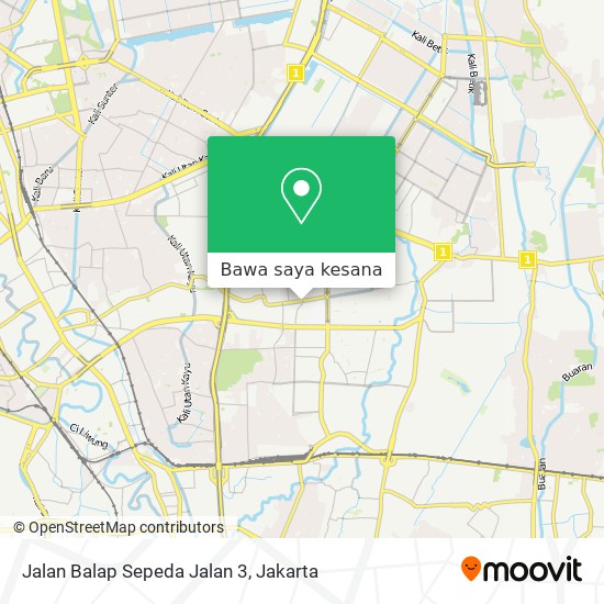 Peta Jalan Balap Sepeda Jalan 3