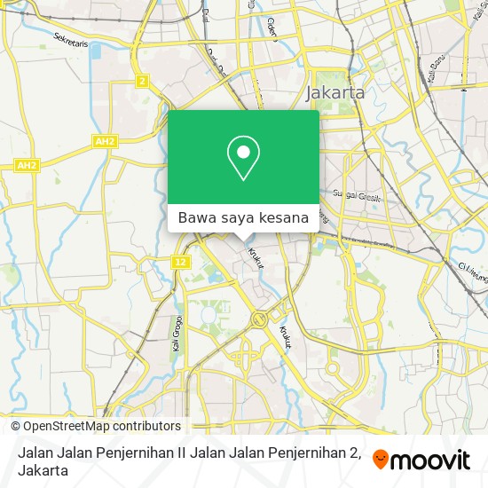 Peta Jalan Jalan Penjernihan II Jalan Jalan Penjernihan 2